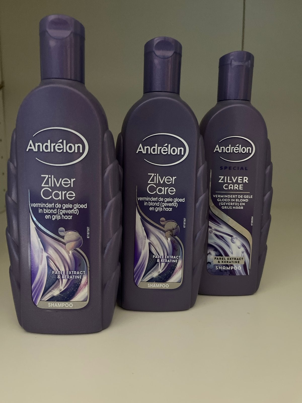 Andrélon Zilver Care Shampoo - 3 flessen, Sieraden, Tassen en Uiterlijk, Uiterlijk | Haarverzorging, Ophalen, Nieuw, Shampoo of Conditioner