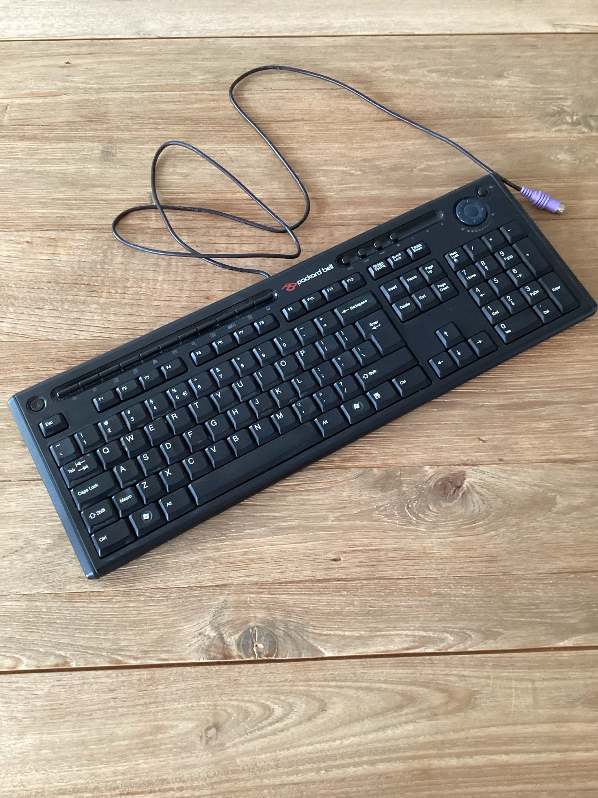 Packard Bell KB-0420 - bedraad toetsenbord - oud model, Ophalen, Gebruikt, Qwerty, Numeriek gedeelte