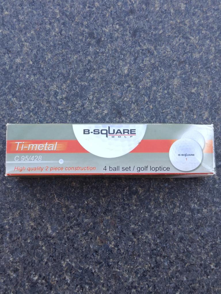 B-Square Golf Ti-metal Golfballen Set - 4 ballen, Sport en Fitness, Golf, Ophalen of Verzenden