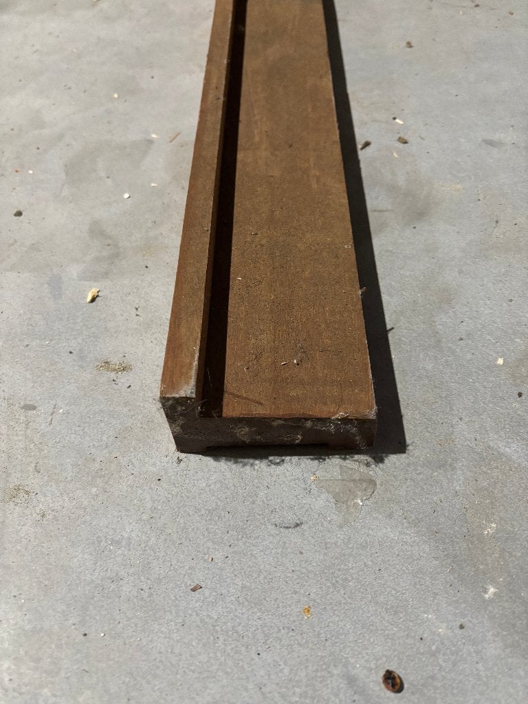 Funderingsbalk hardhout lengte 3 meter, Ophalen, Nieuw, Hardhout, 250 cm of meer