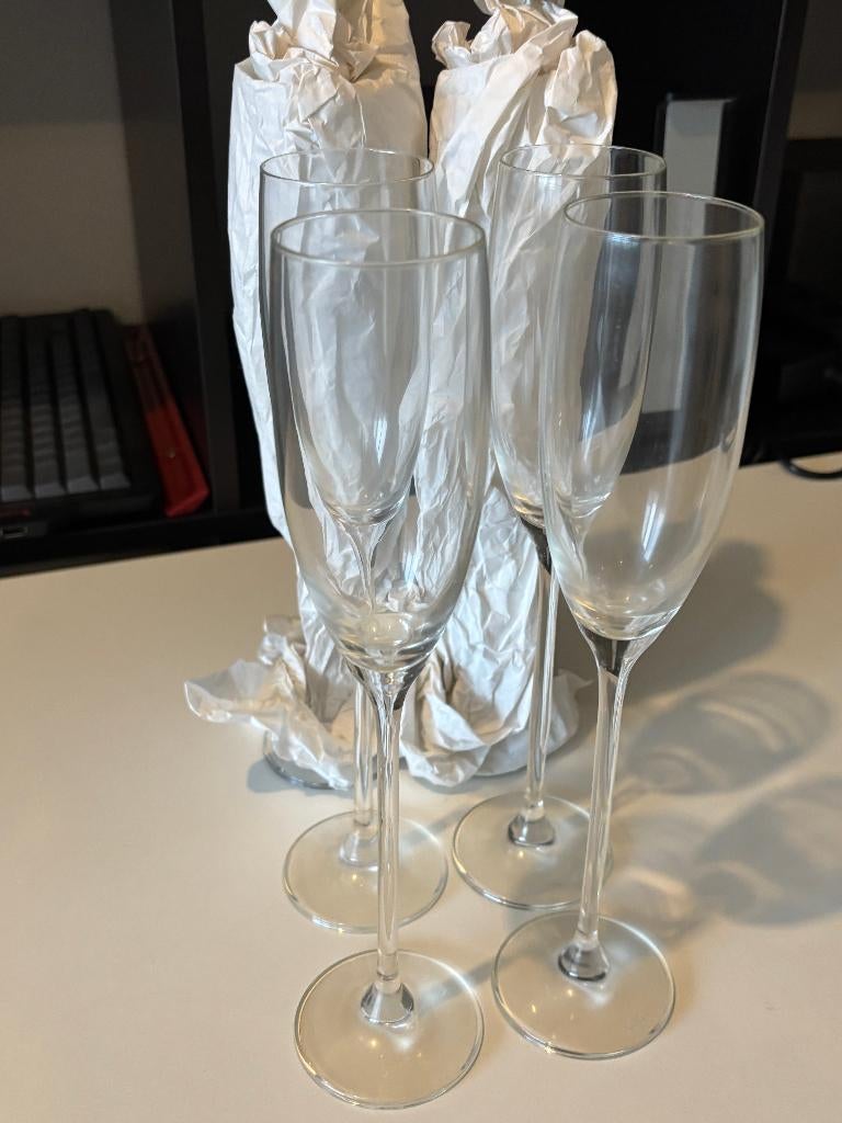 Glazen champage/sekt, Huis en Inrichting, Keuken | Servies, Ophalen, Glas of Glazen, Overige stijlen, Glas