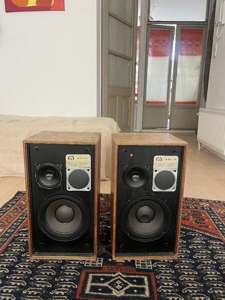 Wharfedale - Linton 3xp speakers stereo, Ophalen, Stereo speakers, Gebruikt, Wharfedale