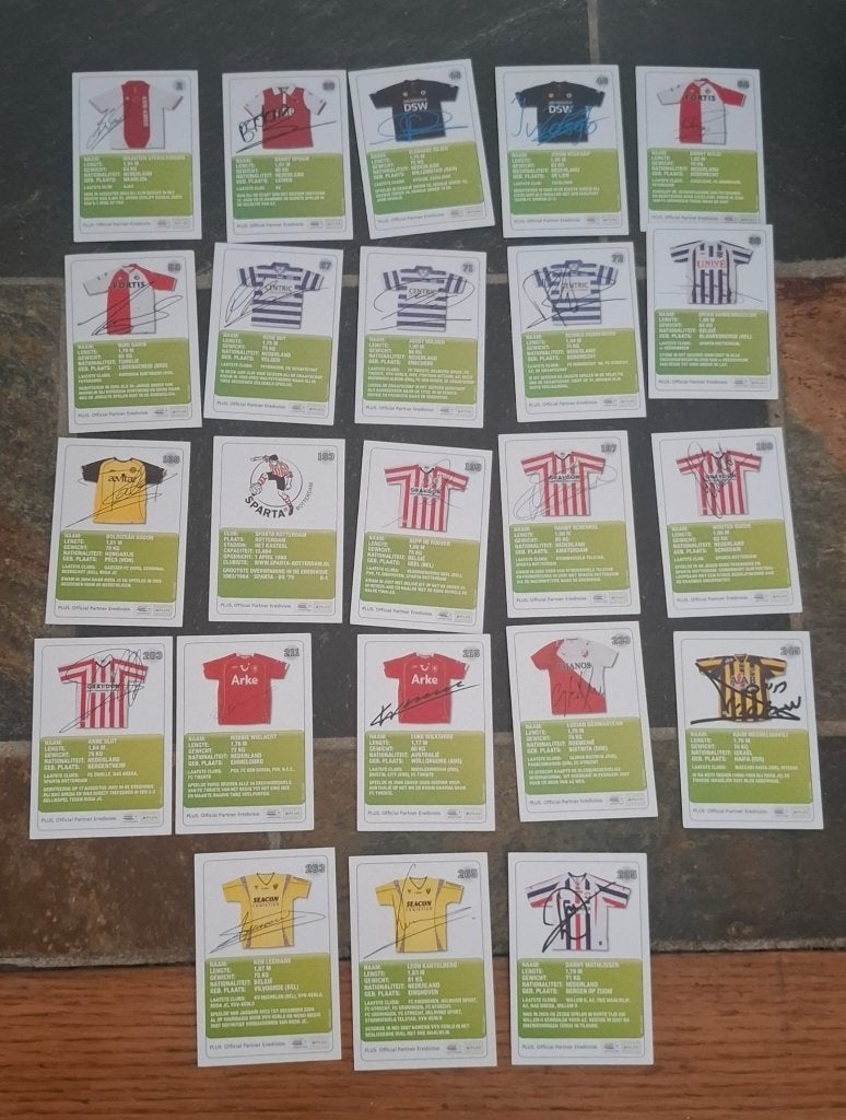 Voetbalplaatjes van de Plus, Verzamelen, Ophalen of Verzenden, Zo goed als nieuw, Overige binnenlandse clubs, Poster, Plaatje of Sticker
