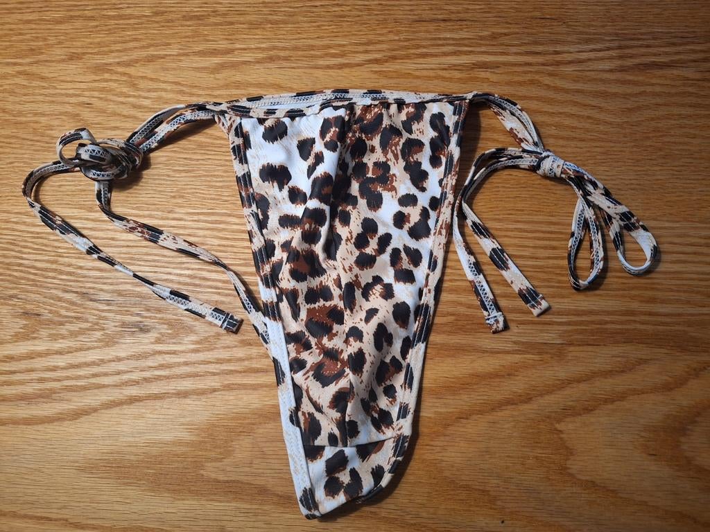 Sexy Heren Zwemstring Tyger Maat M, Kleding | Heren, Badmode en Zwemkleding, Verzenden, Maat 48/50 (M), Zwart, Zwemslip