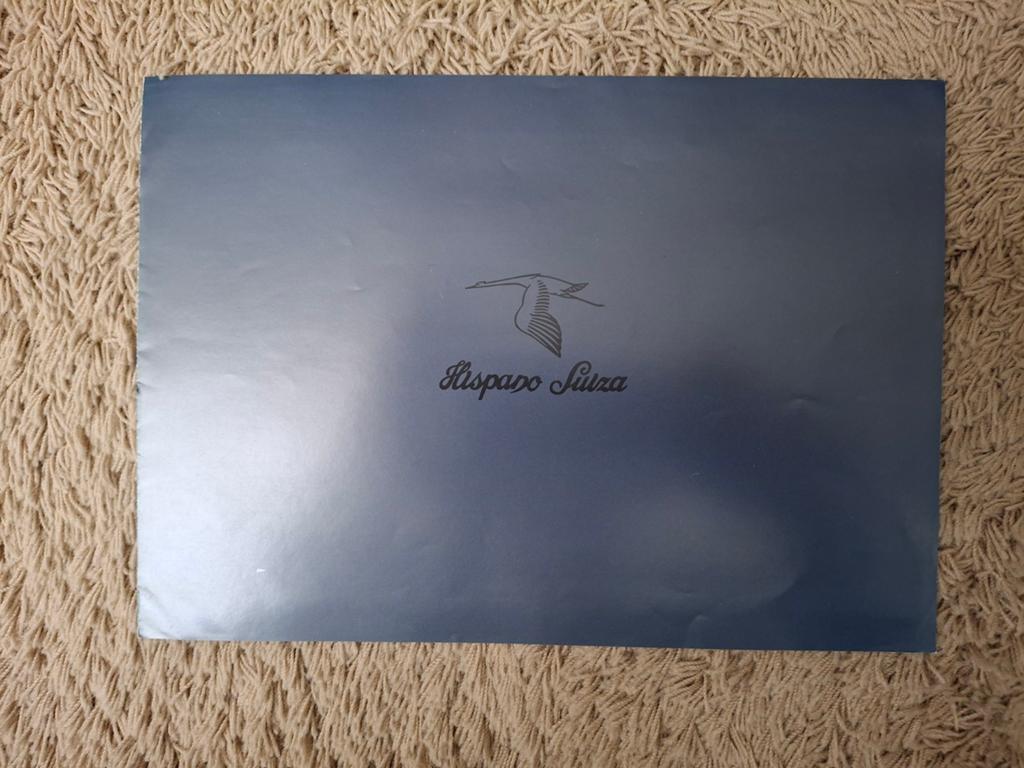 Autofolder Hispano Suiza, Verzenden, Overige merken