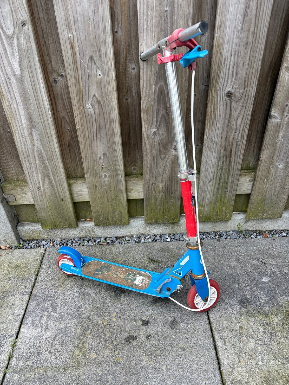 Gratis!!!  Gebruikte step voor kinderen - Blauw/Rood, Fietsen en Brommers, Ophalen, Gebruikt, Gewone step