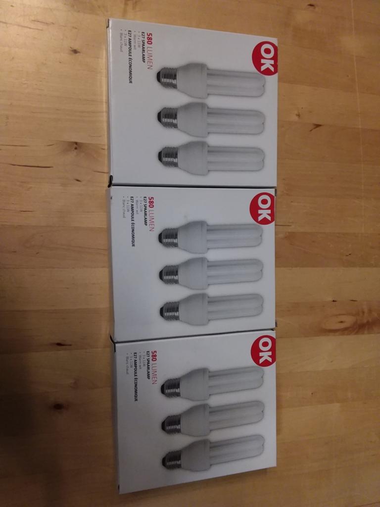 1x E27 spaarlamp, Ophalen of Verzenden, E27 (groot), Led-lamp