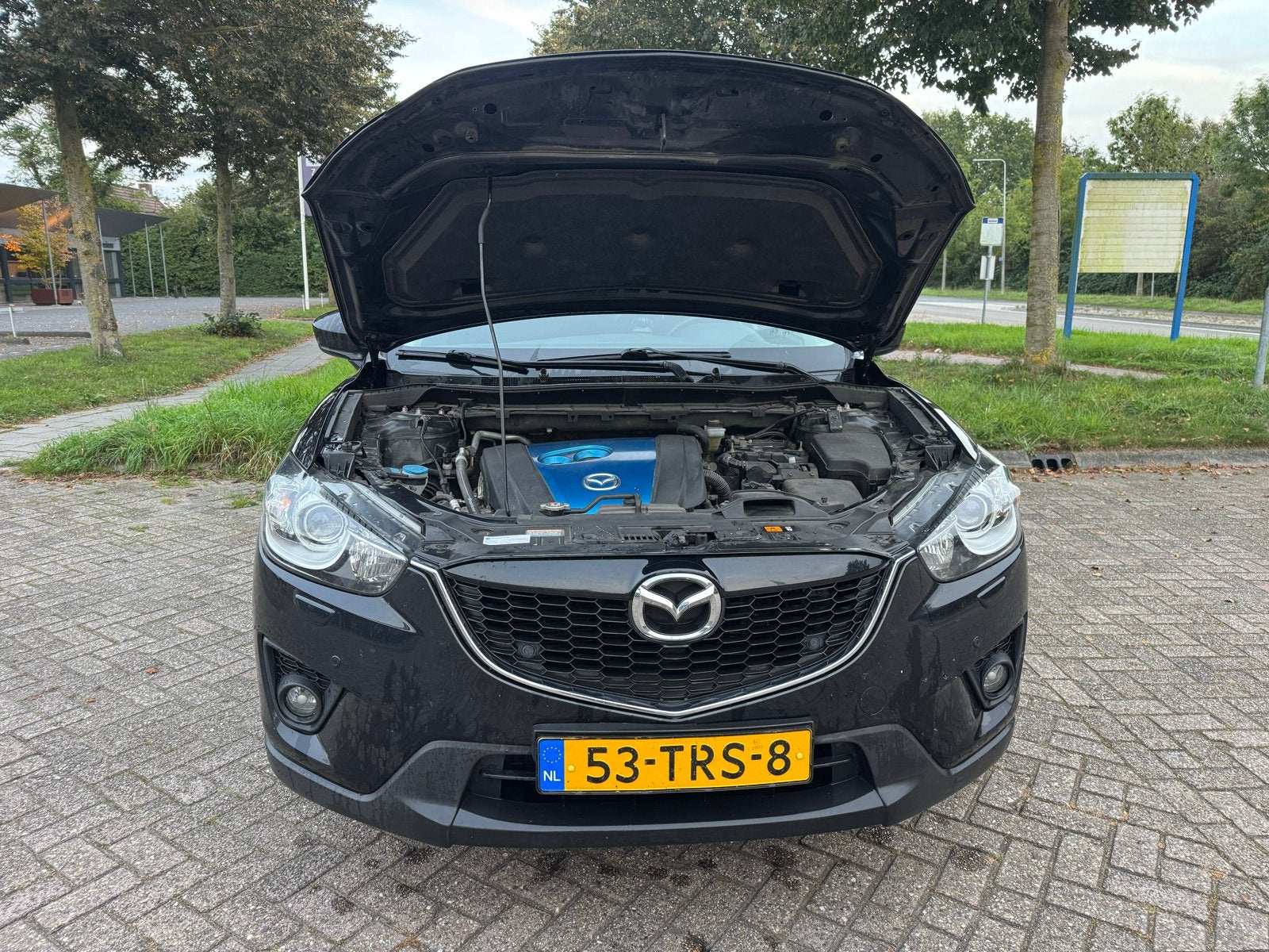Mazda CX-5 2.0 121KW 2WD 2012 Zwart, Auto's, Voorwielaandrijving, 1998 cc, 4 cilinders, Zwart