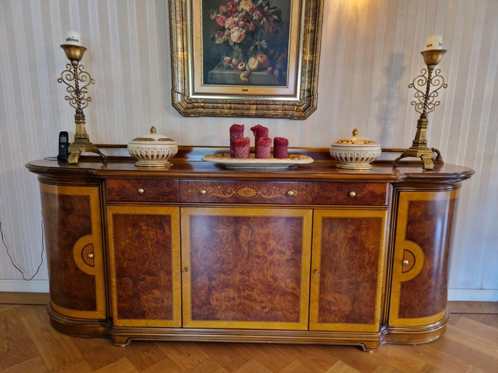 Complete woninginrichting klassiek wortelhout mahonie, Antiek en Kunst, Ophalen