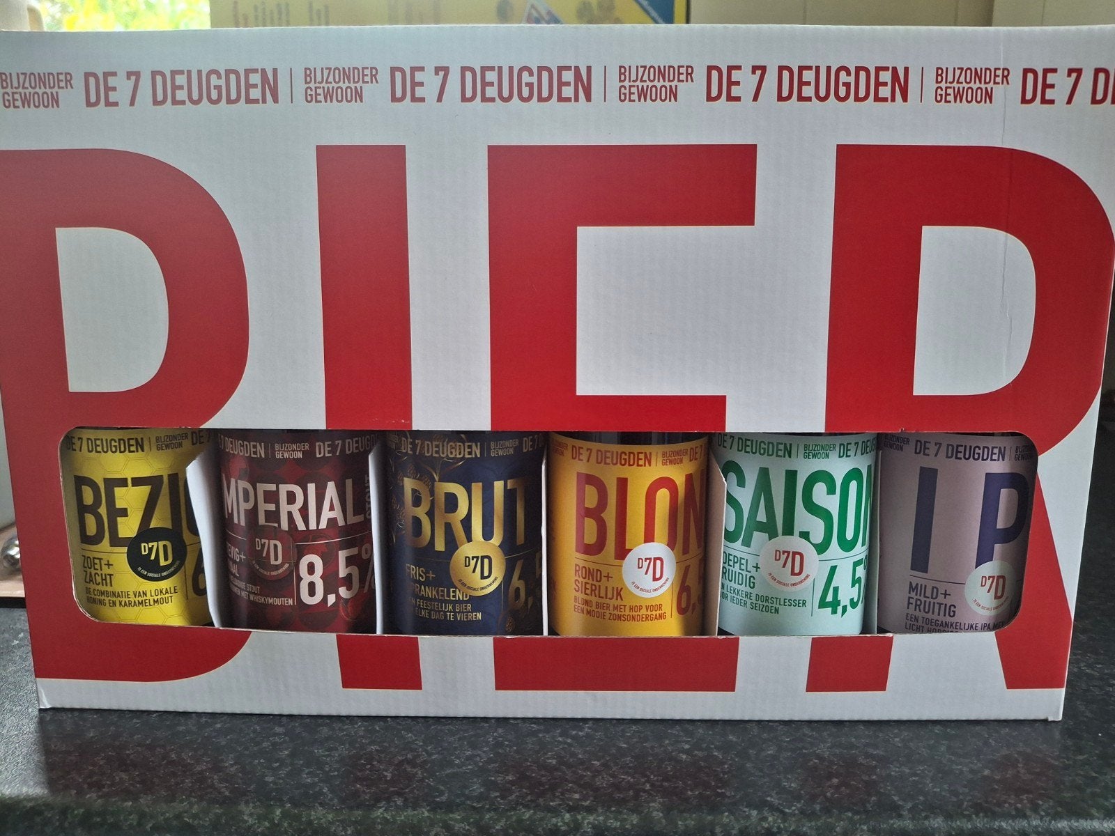 Bierpakket de 7 deugden, Ophalen