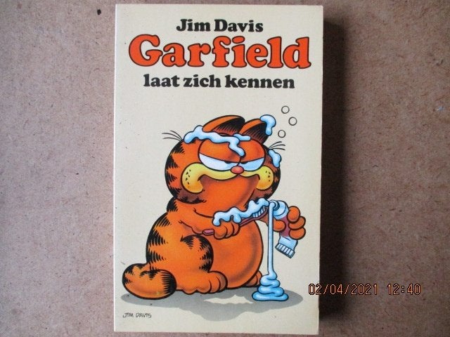 adv0647 garfield pocket 4, Eén stripboek, Ophalen, Gelezen