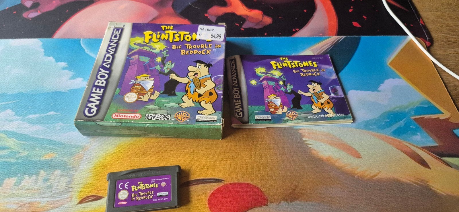 The Flintstones: Big Trouble in Bedrock GBA, Gebruikt, 1 speler, Ophalen of Verzenden, Vanaf 3 jaar