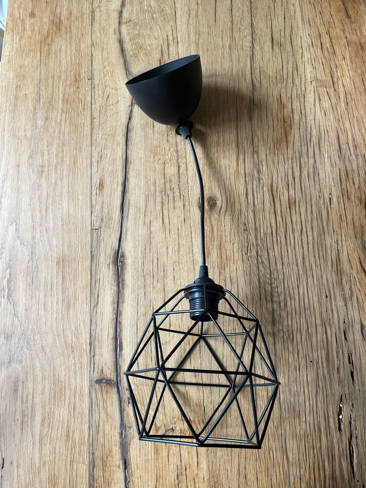 Zwarte hanglamp, Ophalen, Zo goed als nieuw