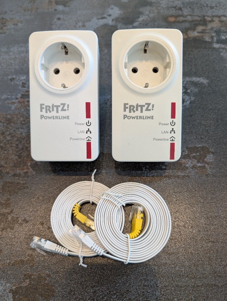 FRITZ!Powerline 530E set, Computers en Software, Powerlines, Ophalen of Verzenden, Zo goed als nieuw, FRITZ!