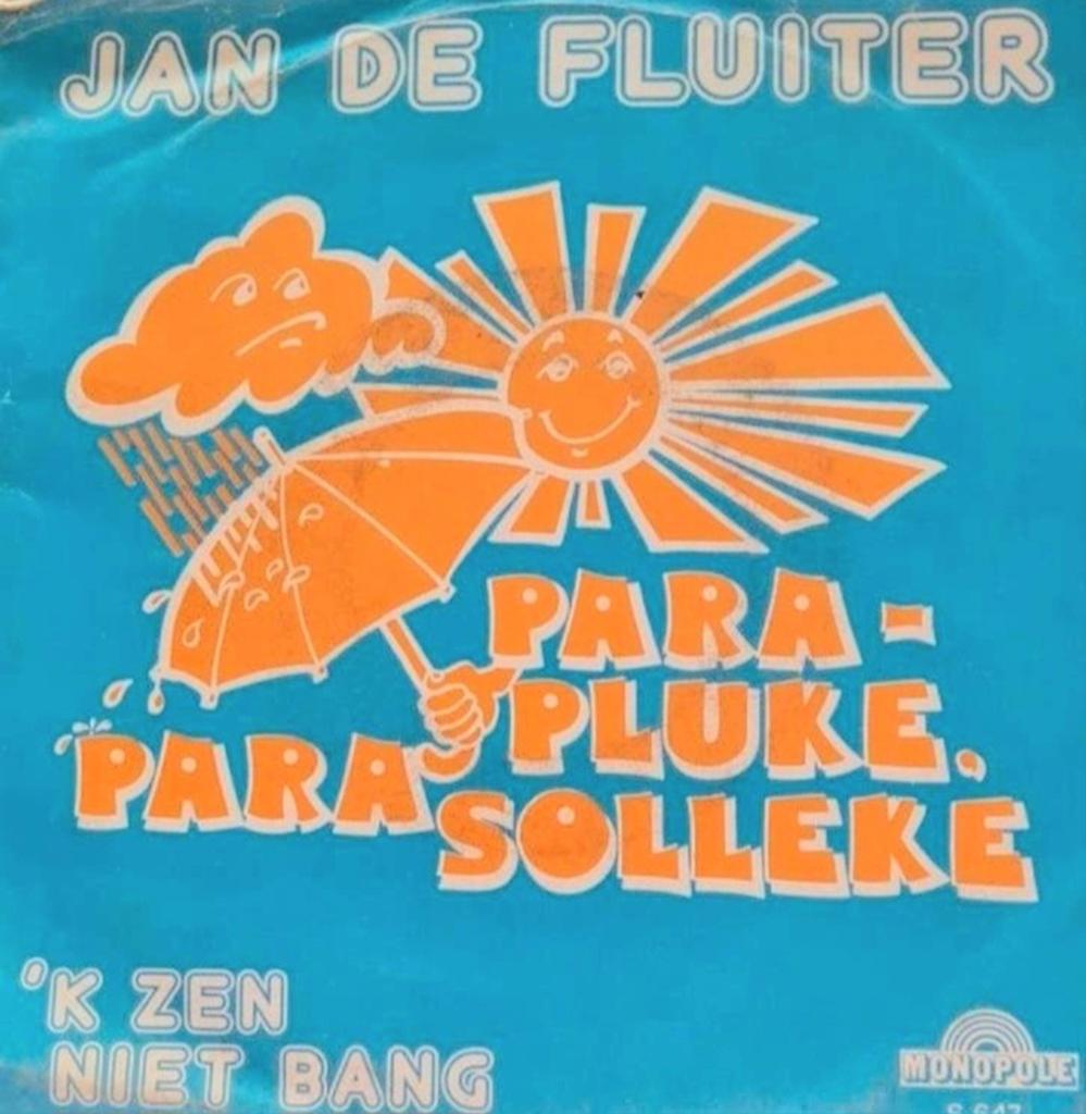 JAN DE FLUITER  - PARAPLUKE, PARASOLLEKE, Ophalen of Verzenden, Gebruikt, Nederlandstalig