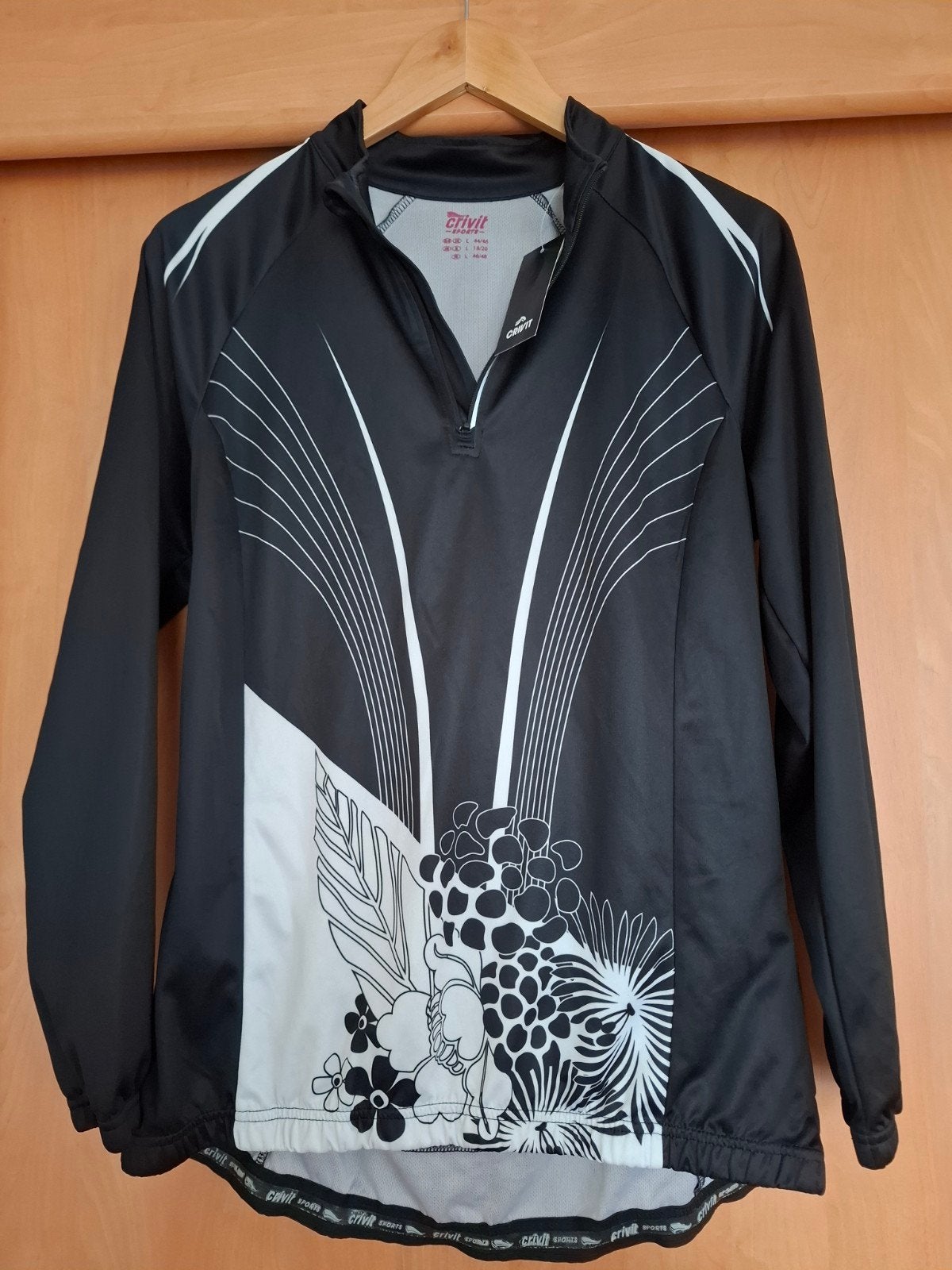 Crivit dames fietsshirt lange mouwen maat L, Gebruikt, Ophalen of Verzenden, L, Dames