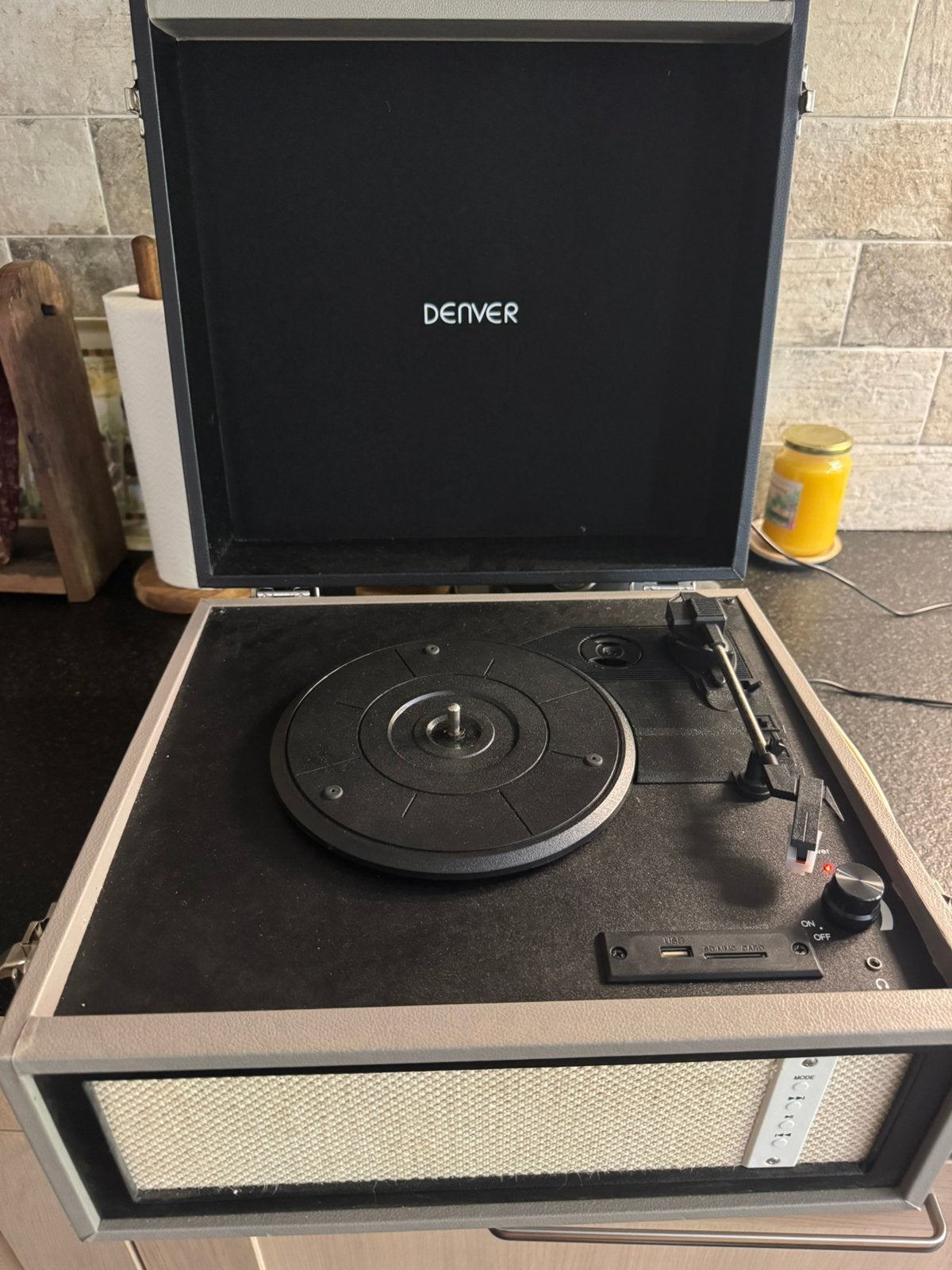 Denver platenspeler koffer, Audio, Tv en Foto, Platenspelers, Ophalen, Zo goed als nieuw, Overige merken