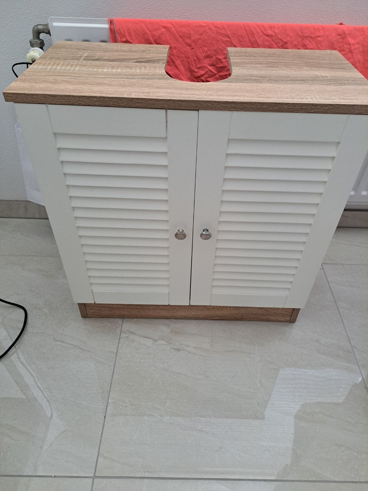 Leuk badkamer meubel., (Half)hoge kast, Gebruikt, Minder dan 100 cm, 25 tot 50 cm