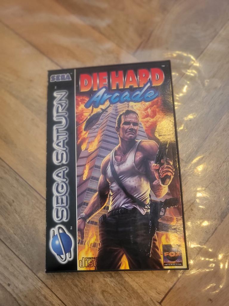Die Hard Arcade Sega Saturn, 1 speler, Ophalen of Verzenden, Zo goed als nieuw, Vanaf 3 jaar