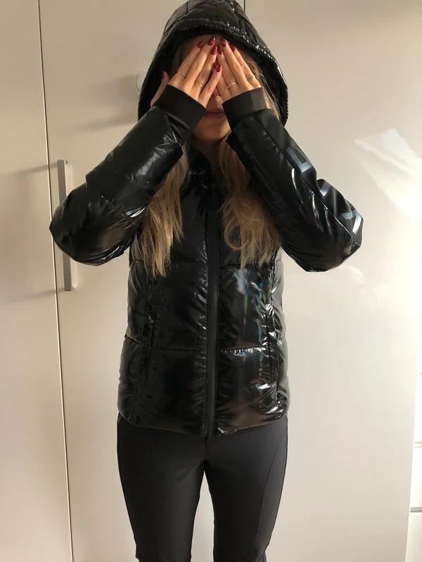 Nikkie Ski-jas Laklook - Zwart Glanzend - Maat 32 (Dames), Kleding | Dames, Ophalen of Verzenden, Zo goed als nieuw, Nikkie, Jack