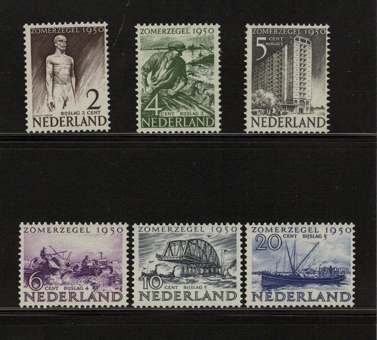Wdi No 550-+55 ongebruikt paar zonder gom, Ophalen of Verzenden, Postfris