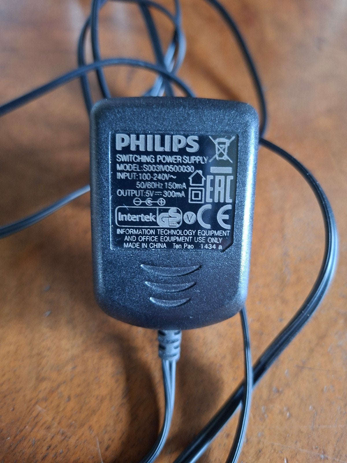 Philips S003IV0500030 Voeding 5V 300mA, Ophalen of Verzenden, Gebruikt