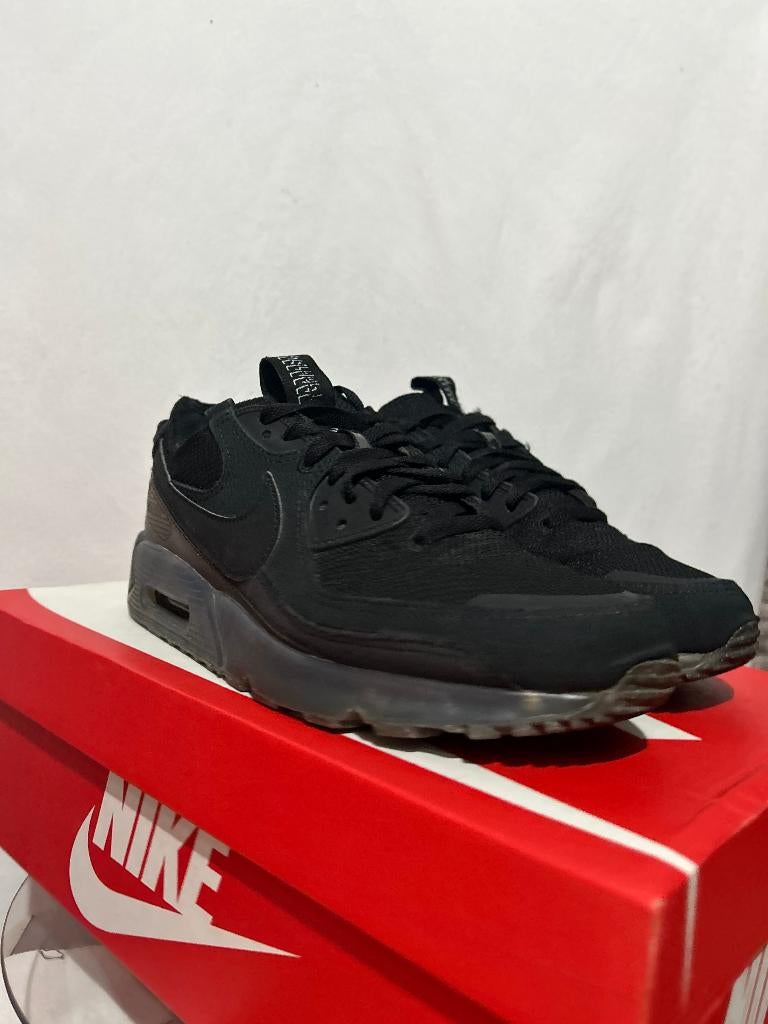 Maat 44,5 - Nike Air Max 90 Terrascape Triple Black, Verzenden, Zwart, Nike, Nike