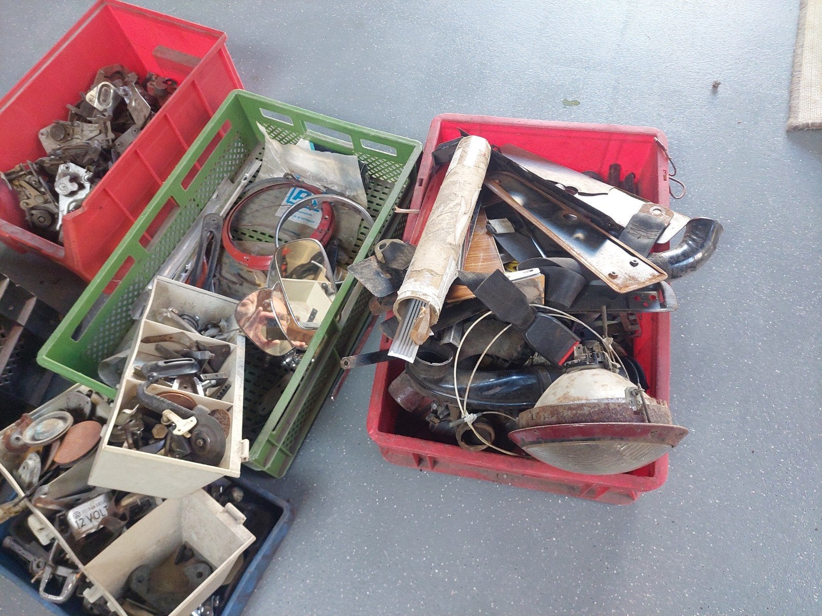 Partij Karmann Ghia onderdelen - Alles in één koop!, Ophalen, Gebruikt, Oldtimer onderdelen