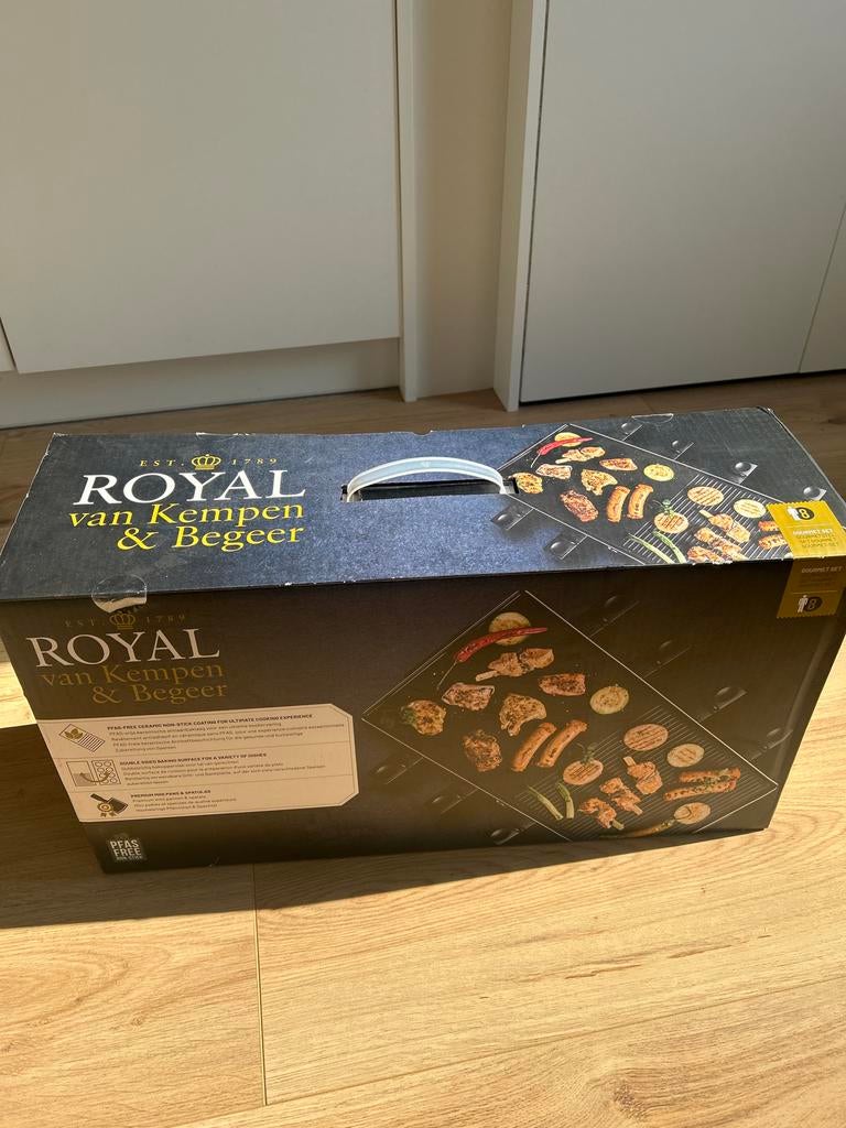 Royal van Kempen & Begeer Gourmet Set - Nieuw in doos, Witgoed en Apparatuur, Gourmetstellen, Ophalen, Nieuw, 8 personen of meer