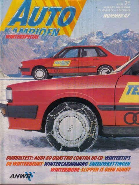 Autokampioen 47 1983 : Audi 80 Quattro - 80 CD, Boeken, Ophalen of Verzenden, Gelezen, Audi