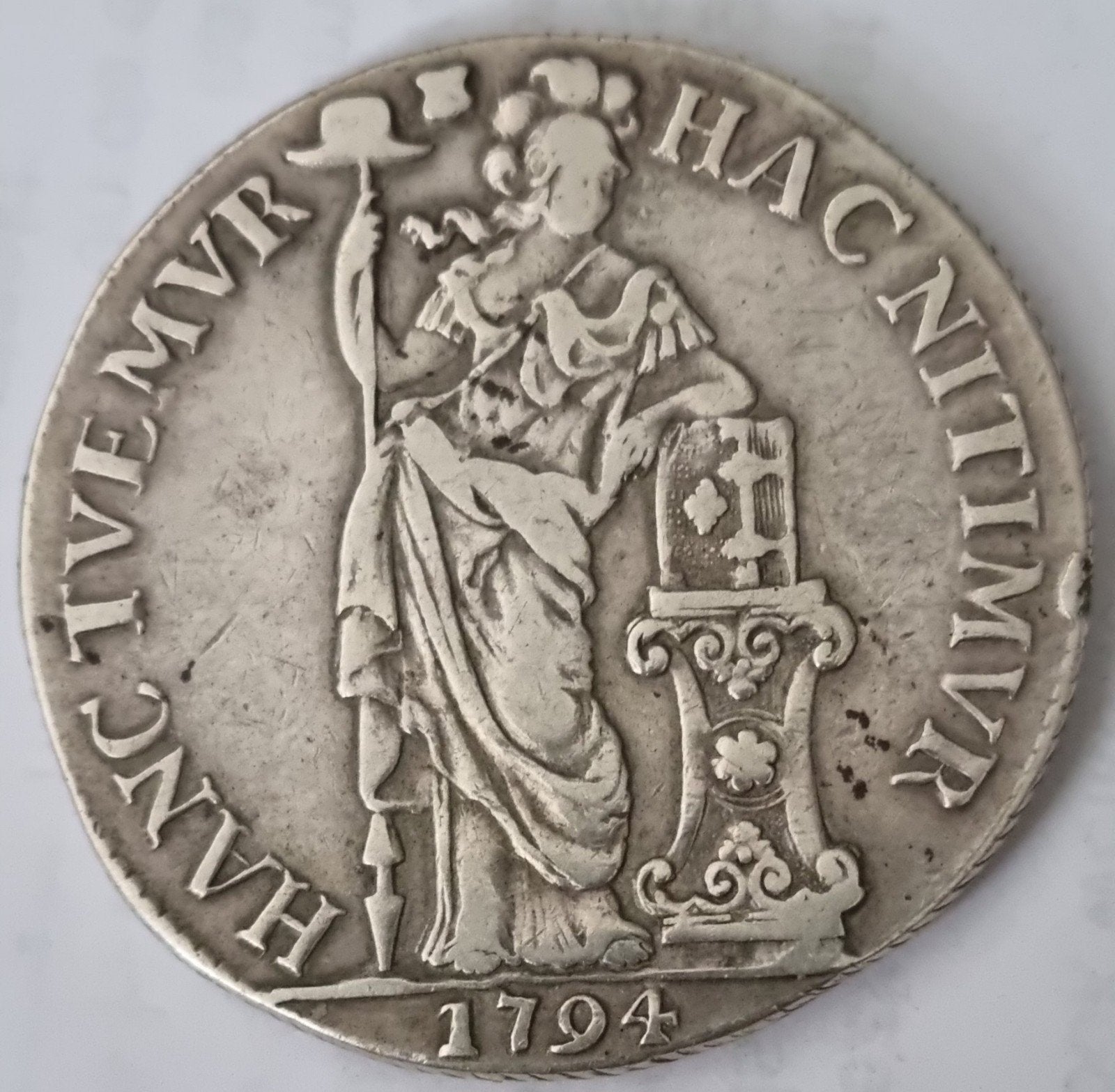 Zilveren Dukaat 1794 - West Friesland, Postzegels en Munten, Munten | Nederland, Overige waardes, Vóór koninkrijk, Verzenden