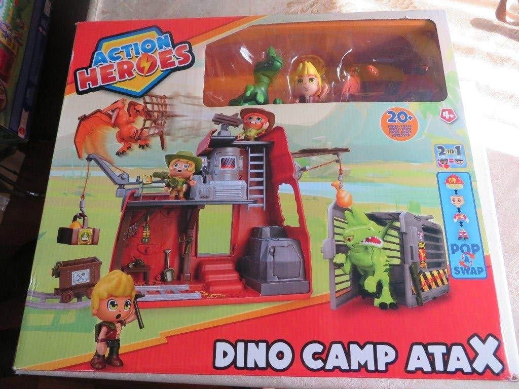 PINYPON - ACTION HEROES - DINO CAMP ATAX, Ophalen of Verzenden, Nieuw