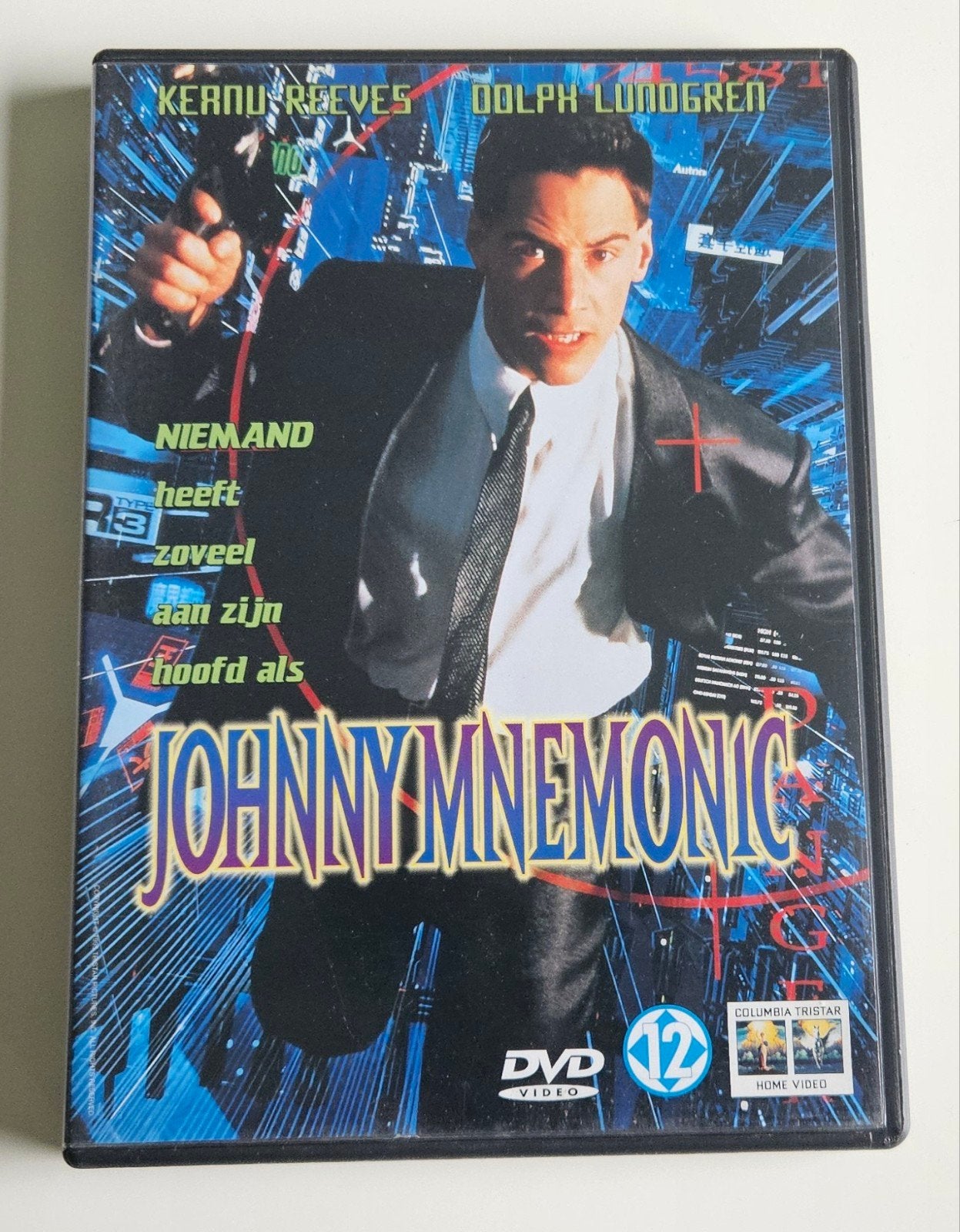 Johnny Mnemonic (1995), Keanu Reeves, Dolph Lundgren, Gebruikt, Ophalen of Verzenden, Duits, Extra's