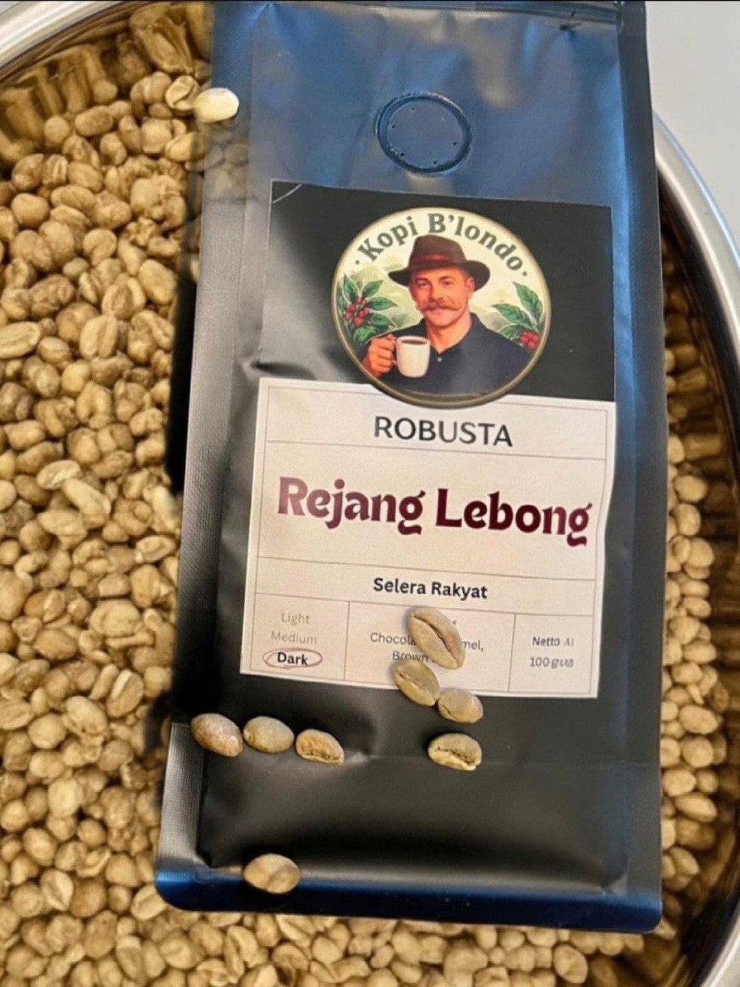 Kopi B'londo Robusta Rejang Lebong - Java, Indonesië, Verzenden