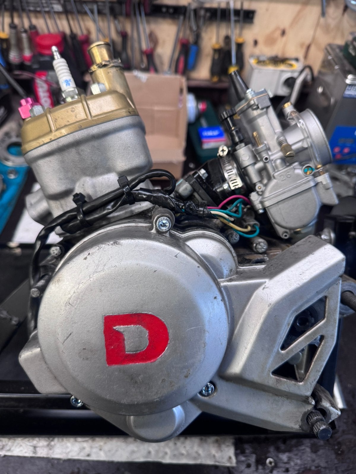 70cc metrakit derbi nt plug and play blok, Ophalen of Verzenden, Zo goed als nieuw, Blok