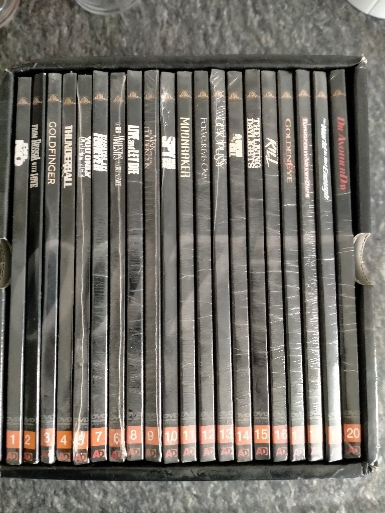 james bond dvd box, Cd's en Dvd's, Dvd's | Actie, Vanaf 12 jaar, Ophalen, Zo goed als nieuw