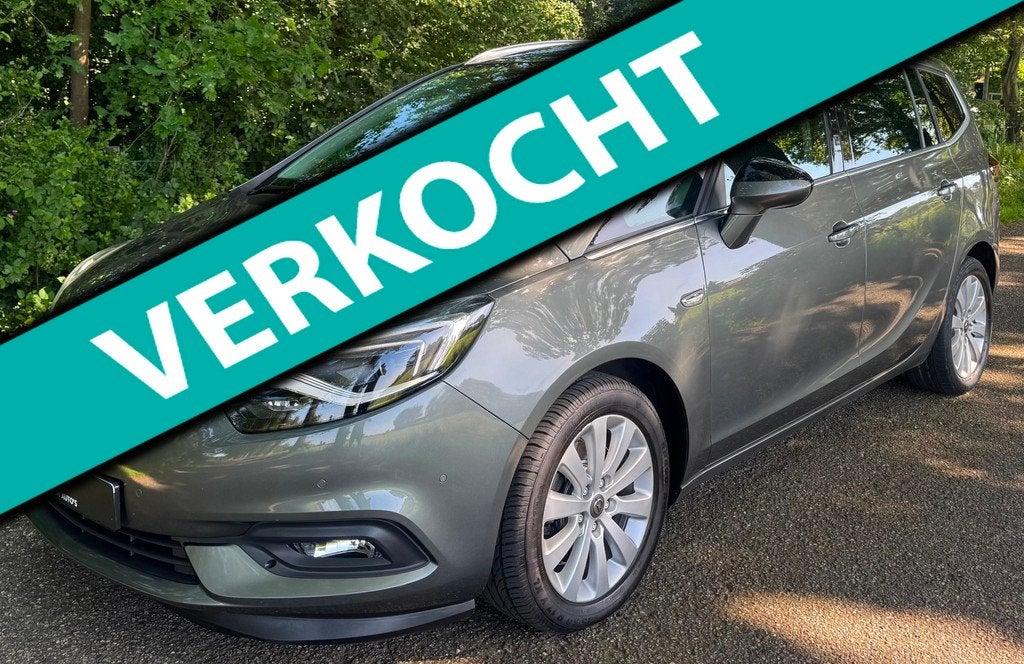 Opel Zafira 1.6 Turbo 2019 7 PER AUTOMAAT CAMERA CLIMA NAVI, Auto's, Opel, Adaptive Cruise Control, 4 cilinders, 7 stoelen, Bedrijf