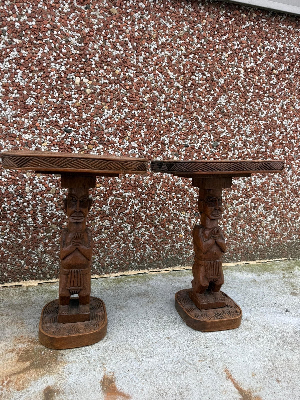 krukjes hout gesneden, Antiek en Kunst, Ophalen