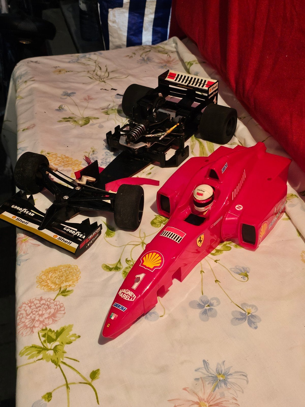 Vintage Rc TamiyaFerrari F103 -310 Schaal 1:10, Hobby en Vrije tijd, Elektro, Gebruikt, Ophalen of Verzenden, Schaal 1:10