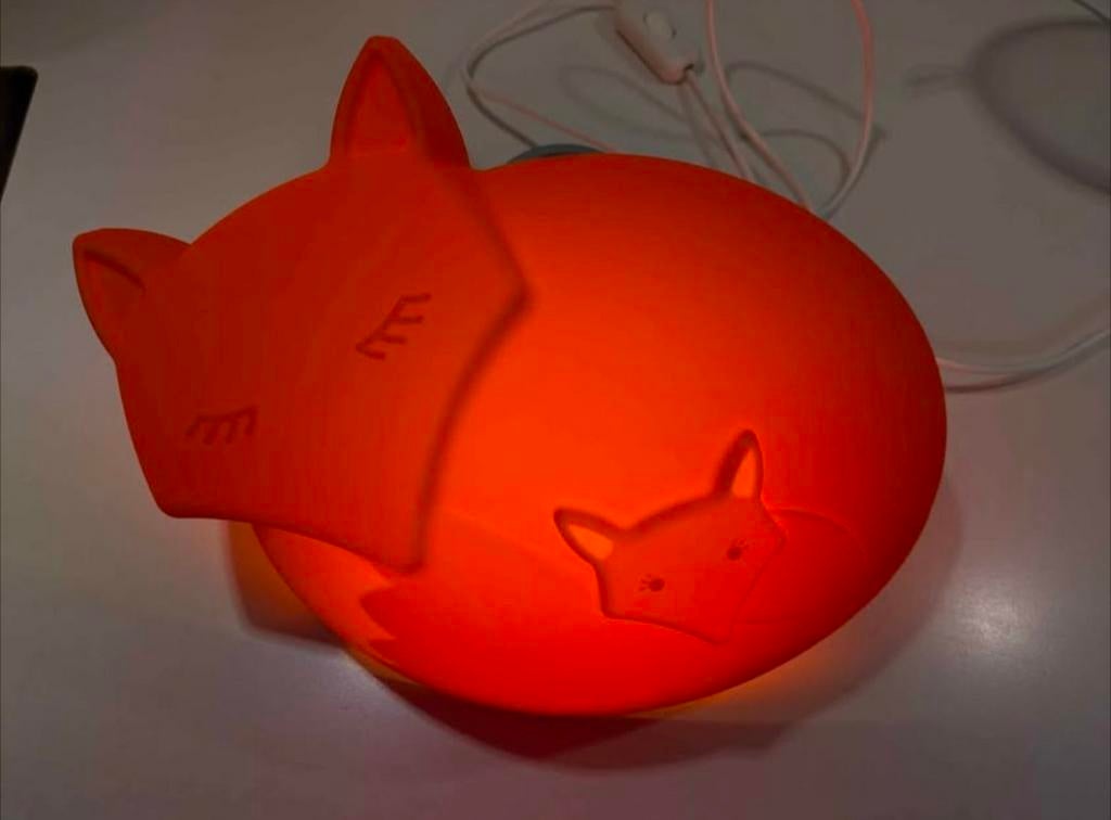 Ikea Upplyst bedlampje vosjes, Ophalen of Verzenden