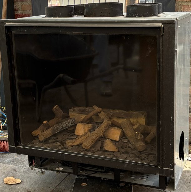 Kalfire Inbouw Gashaard, Ophalen, Gebruikt, Inbouwhaard, Gashaard