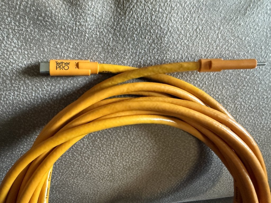 TetherPro USB-C to USB-C, 3m oranje, Ophalen of Verzenden, Zo goed als nieuw, Overige typen