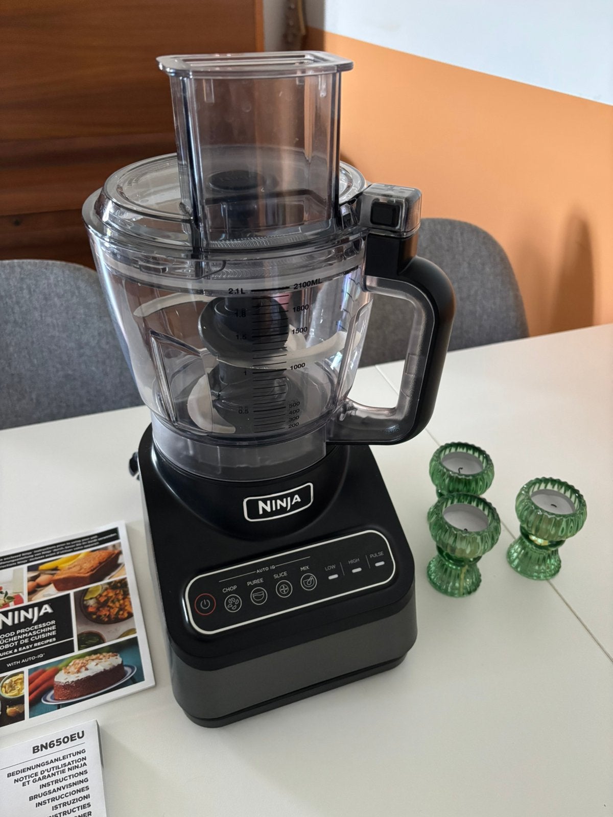 Nieuwe Ninja Foodprocessor met accessoires, Ophalen, Nieuw, 3 snelheden of meer, 2 tot 3 liter