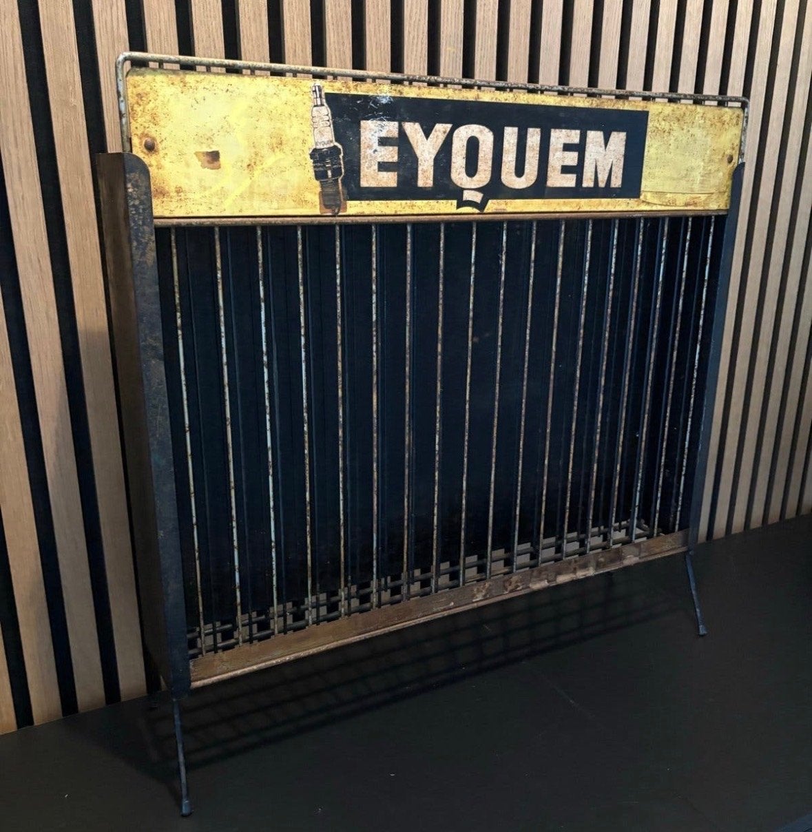 Vintage Eyquem Bougierek - Authentiek Frans Garage, Verzamelen, Verzenden, Gebruikt, Gebruiksvoorwerp