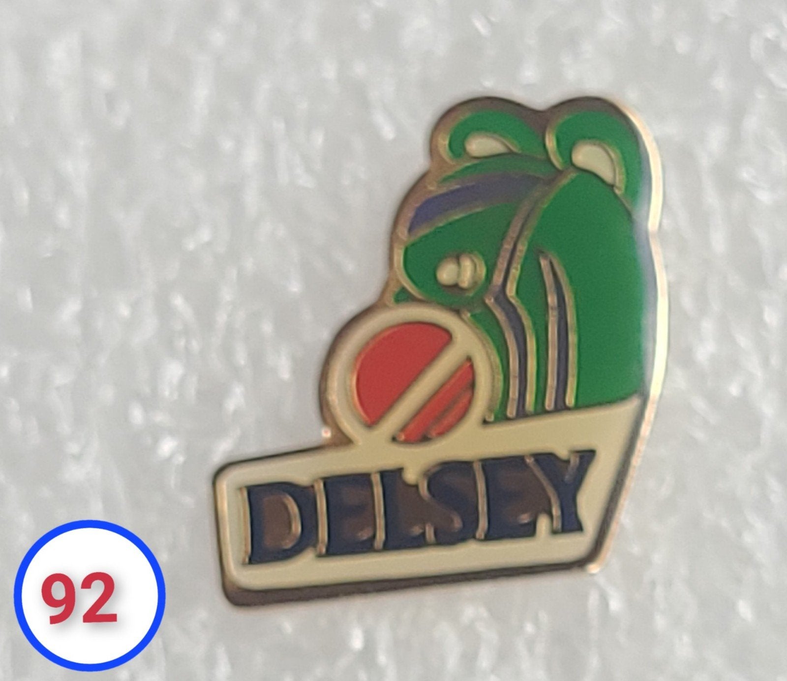 Vintage Delsey Reistas Pin - Bagage Merk Speldje, Verzenden