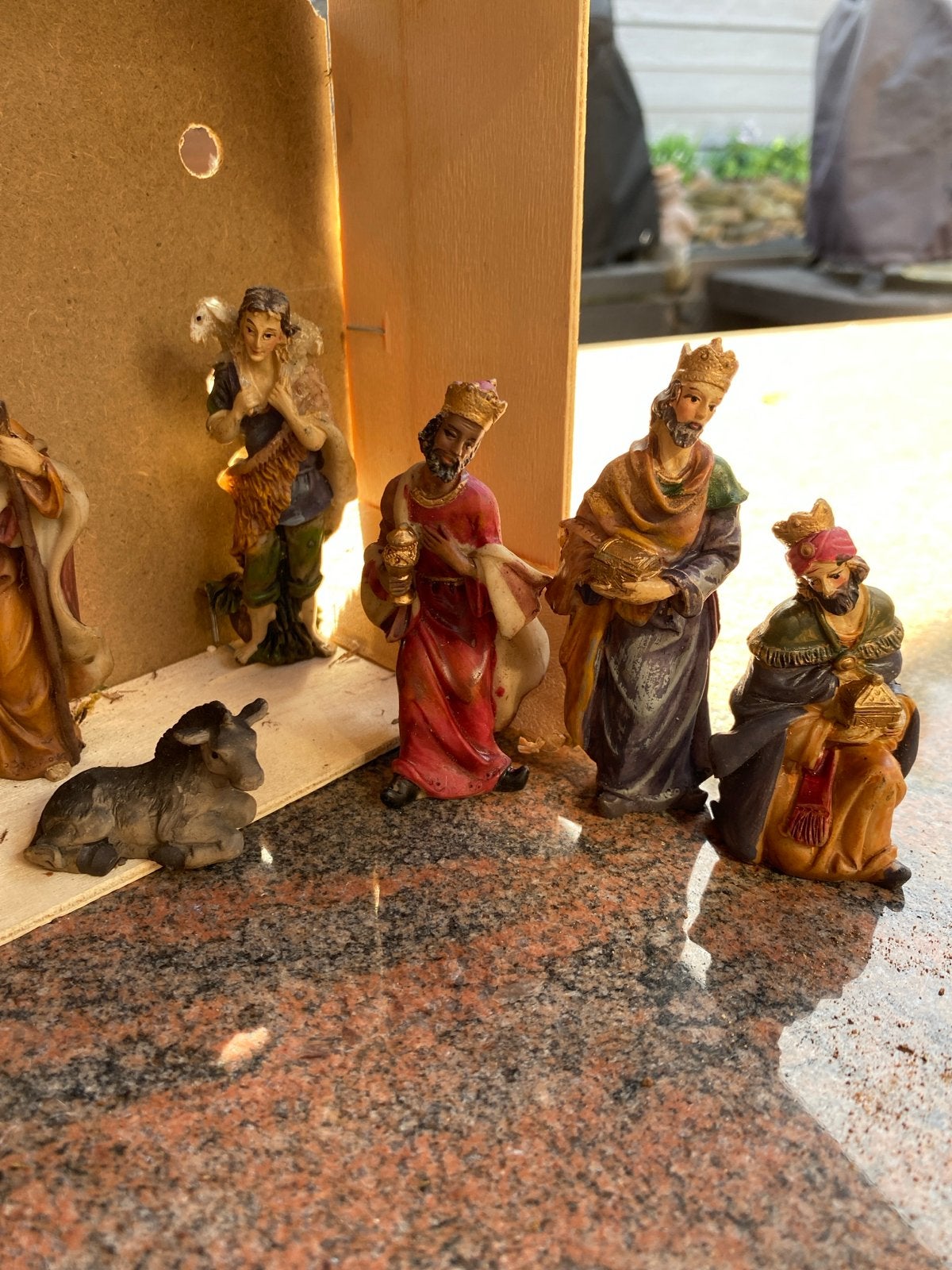 Gedetailleerde Kerststal Beelden heel mooi! €25, Ophalen of Verzenden, Gebruikt