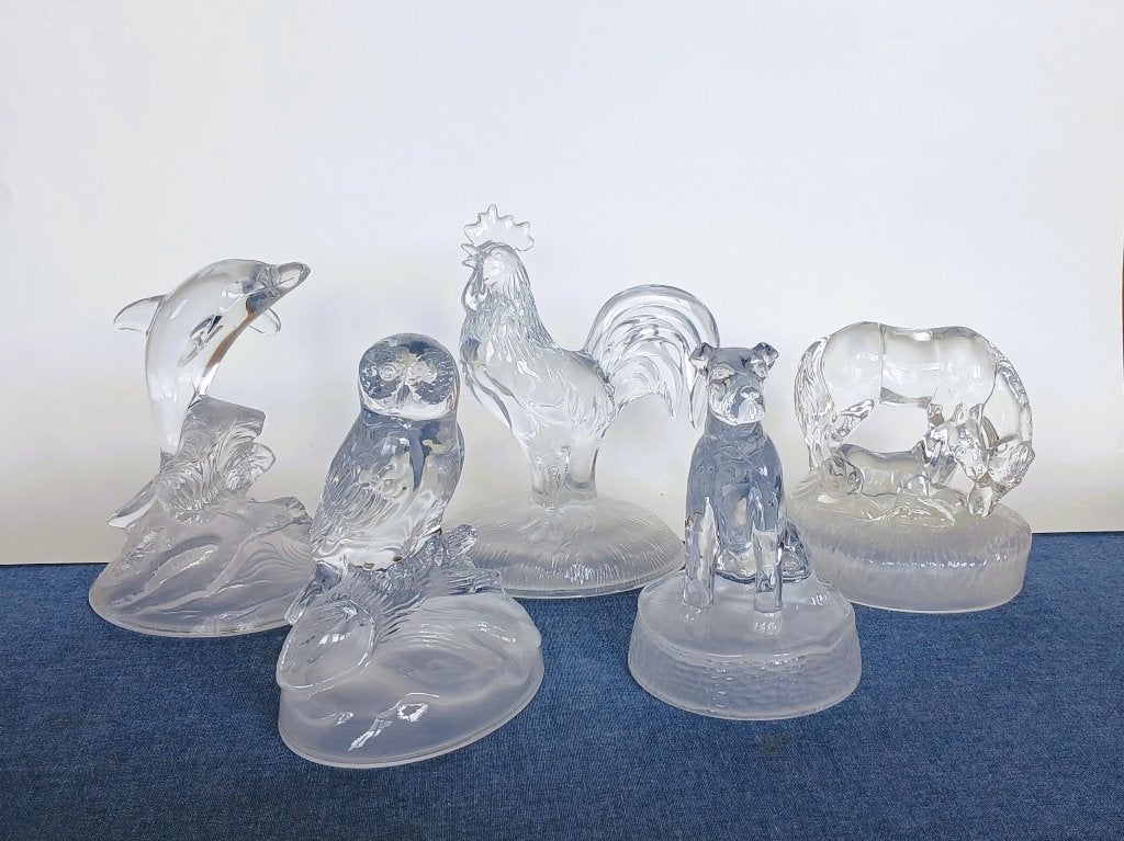 Beeldjes Dierfiguren Cristal d’Arques, Ophalen of Verzenden