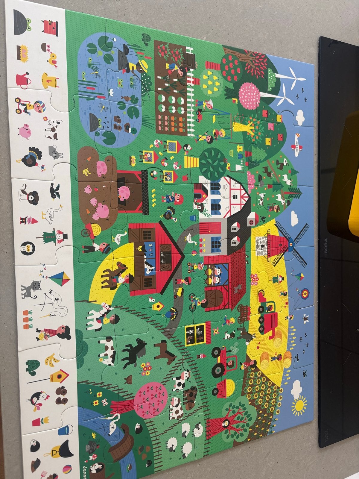 Janod Zoekpuzzel - De Boerderij, Ophalen, 2 tot 4 jaar, Gebruikt, Van hout