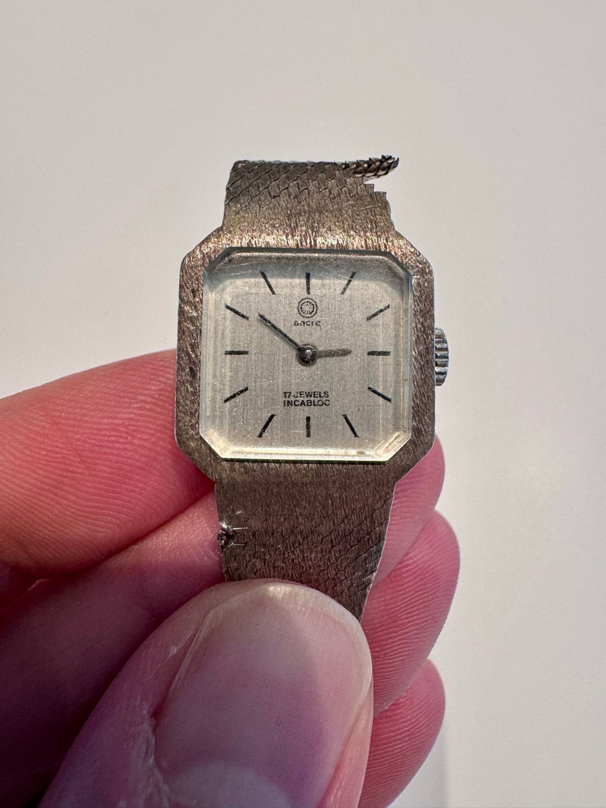 Vintage 835 zilver dameshorloge–PUW 2600–17 Jewels–’60/’70, Sieraden, Tassen en Uiterlijk, Horloges | Antiek, Overige merken, Met bandje