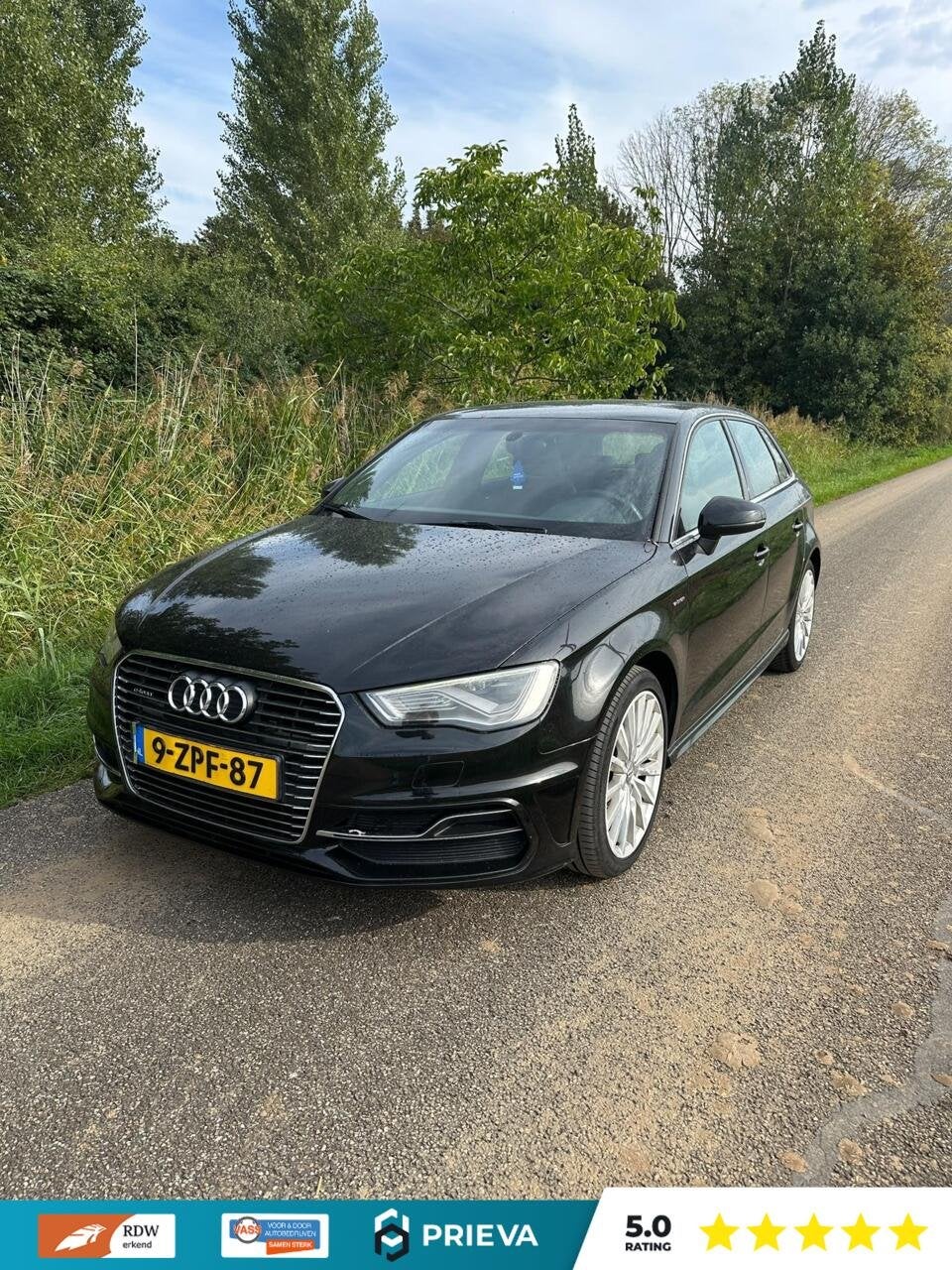 Audi A3 Sportback 1.4 e-tron S-LINE, Auto's, Verwarmde buitenspiegels, Gebruikt, 4 cilinders, Zwart
